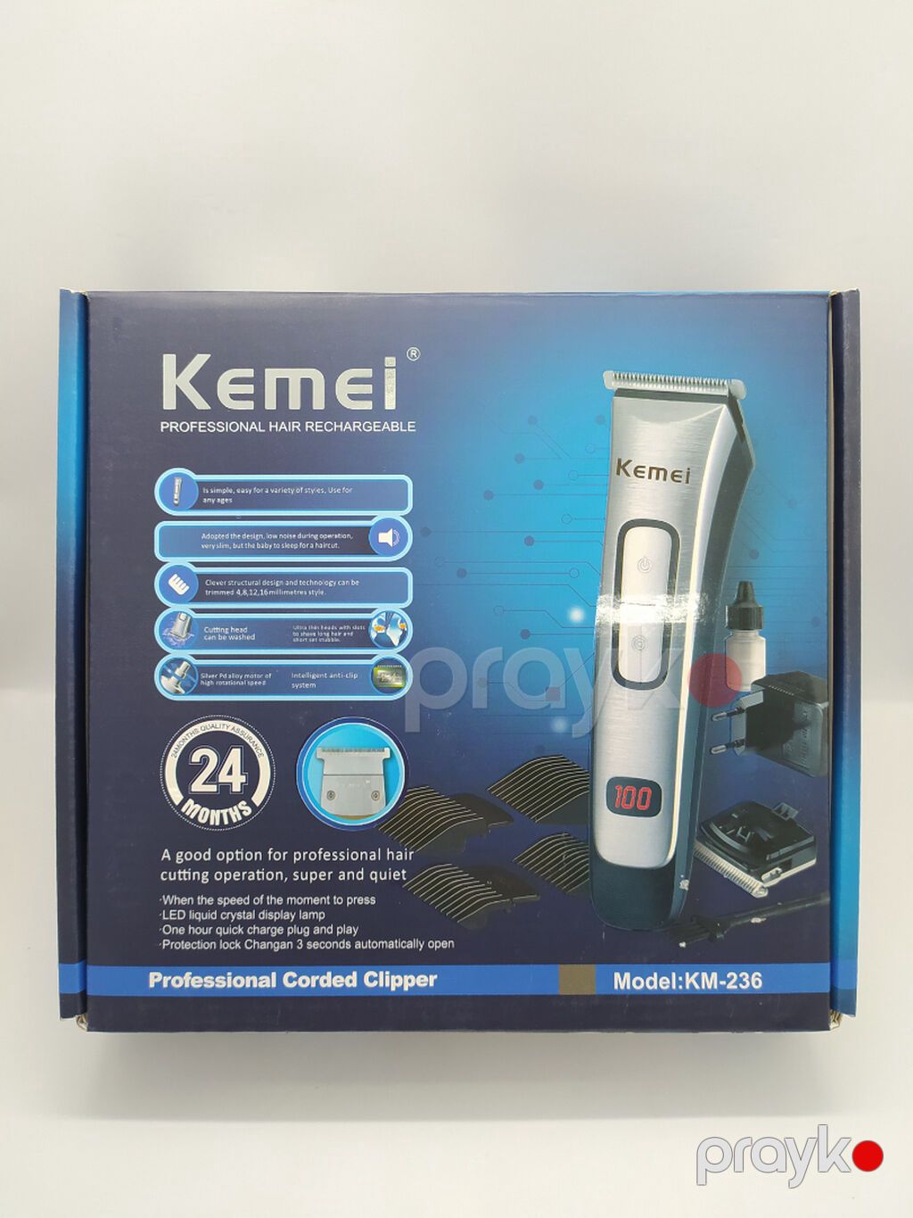 Taraş Aparatı Kemei 236 Üz Saç Saqqal üçün 3/6/9/12mm ekranlı Bütün — Saç kəsmə maşınları, Bakı (5)