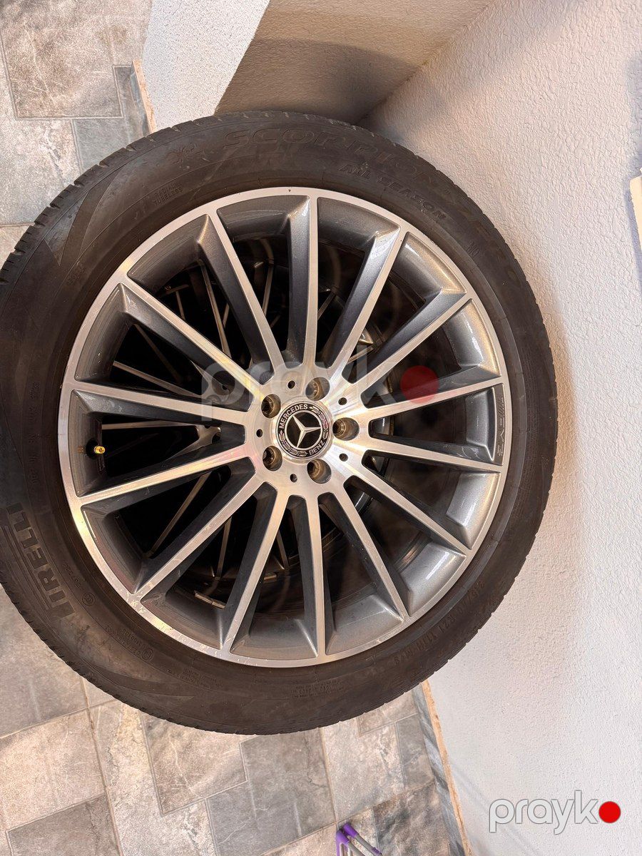 Mercedes Benz 2024 təkərləri 285/40 R21 — Ehtiyat hissələri və aksesuarlar, Bakı (3)