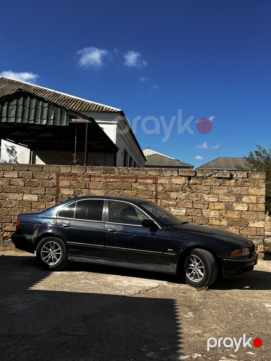 BMW 5 Series (E39) sedan - Kuzov: 4 qapılı sedan, tünd mavi rəng — Avtomobillər, Bakı (2)