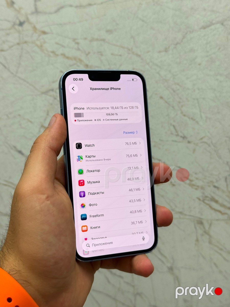 Apple iPhone 14 Blue 128GB/6GB — Smartfonlar, Bakı (10)