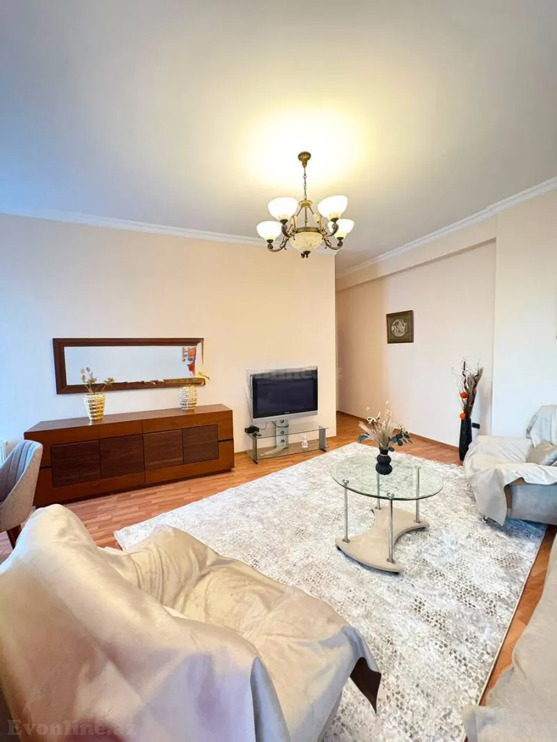 Kirayə verilir 2 otaqlı Mənzil Yeni tikili 97 m² Bakı, Yasamal r., Elmlər Akademiyası m — Mənzil, Bakı (3)
