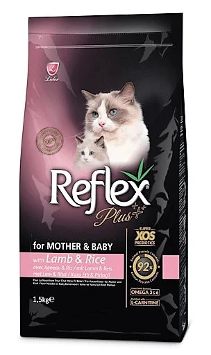 Reflex Plus Mother & Baby, pişik balaları və hamiləlik dövründə olan pişiklər üçün quru yem, quzu ilə (çəki ilə) — Bakı