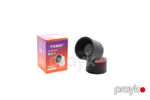 LED spot hərəkətli yumru 12W qara 4000K ZDL166 — Bakı