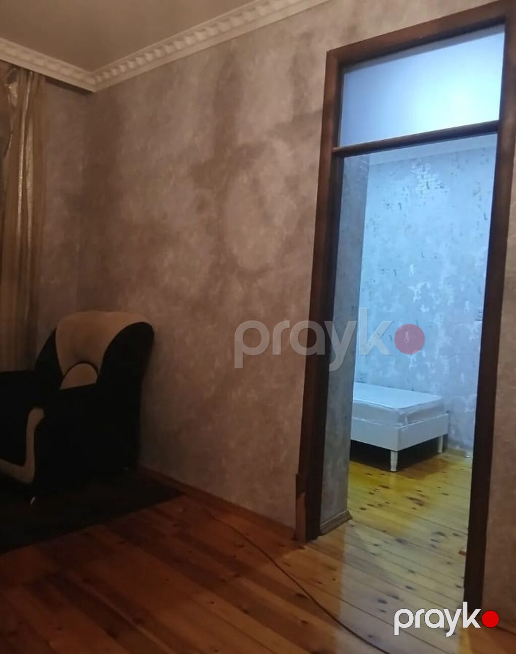2 otaqlı həyət evi – təmirli və mebellə - Plan: dəhlizdən girişli 2 — Ev, villa, Bakı (5)