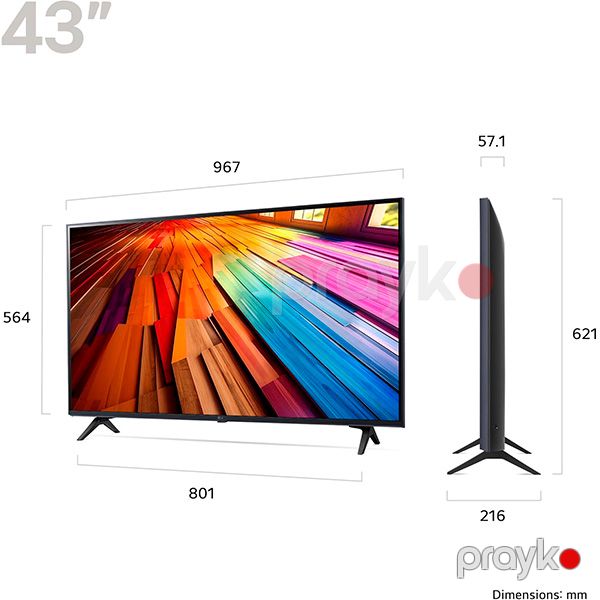 Televizor LG 43UT80006 Black — Televizorlar, Bakı (2)