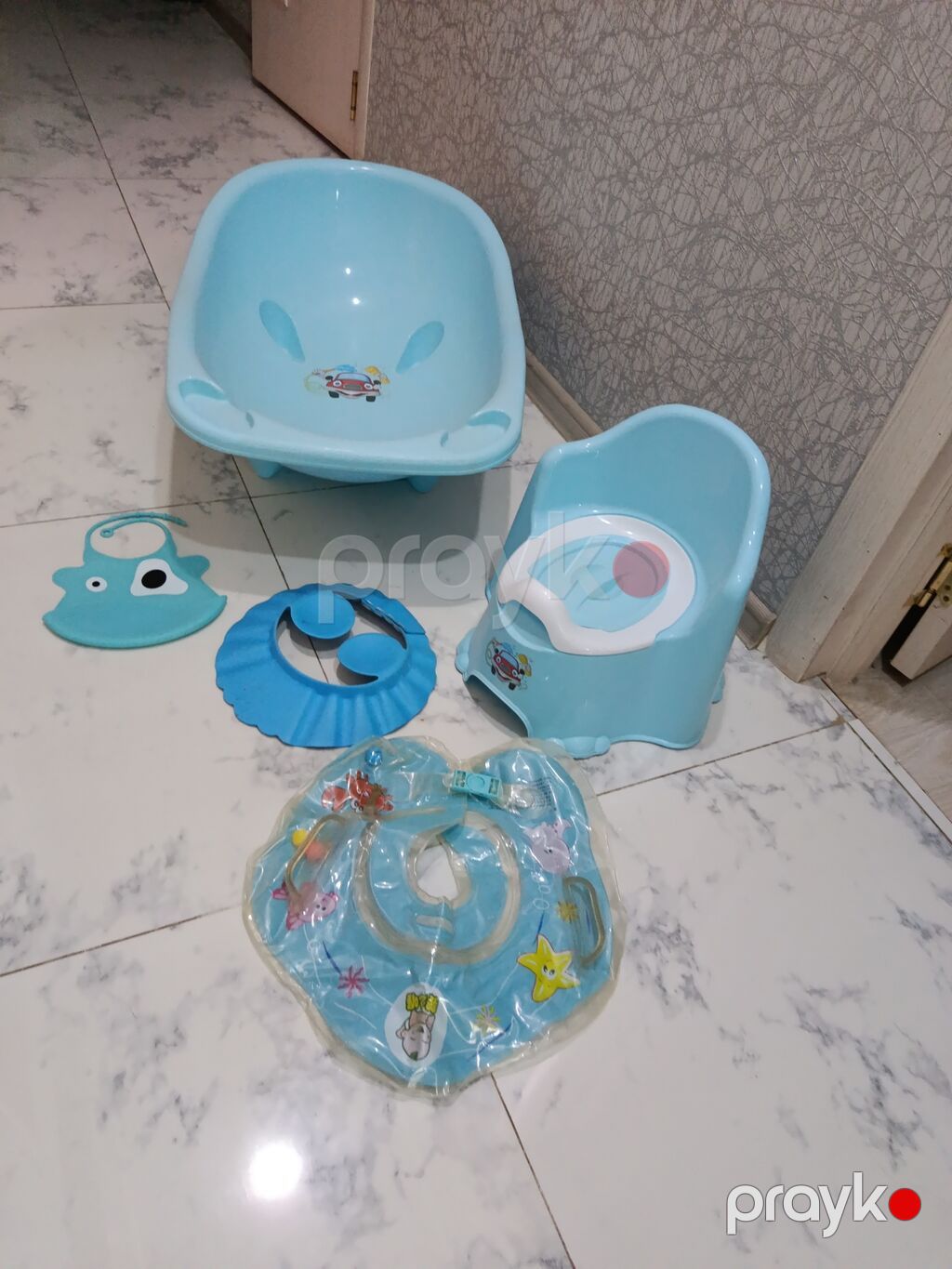 Uşaq üçün hamam dəsti Hamısı yenidir sadəcə boyunluq 2-3defe istifadə — Uşaqlar üçün hər şey, Masazır (3)