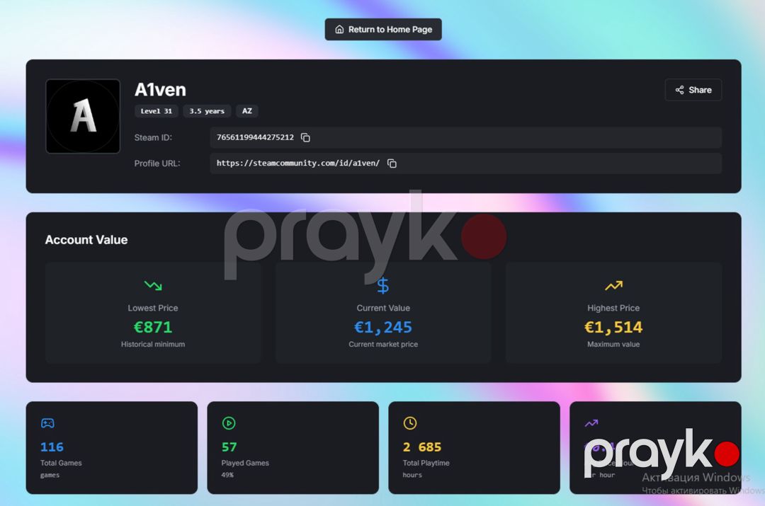 Steam hesabı — Oyunlar, konsollər və proqramlar, Bakı (2)