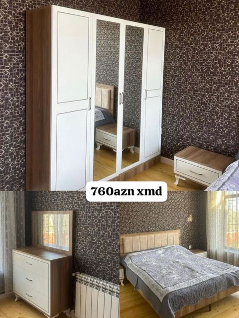 Yataq otağı mebel dəsti Dəst tərkibi: - 4 qapılı qarderob: 2 ədəd — NM Mebel — Yataq otağı mebel dəstləri
