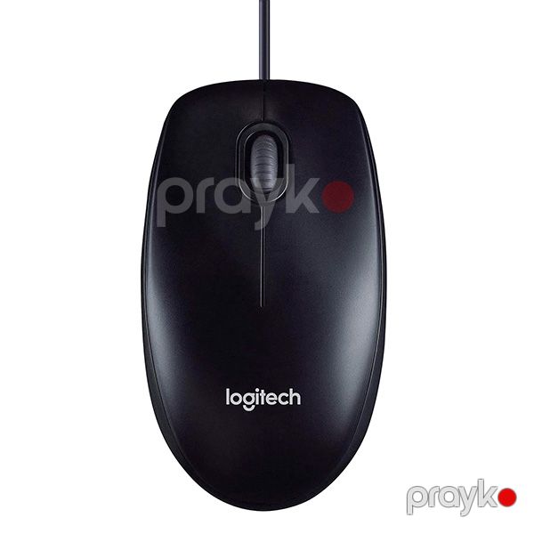 Logitech USB Optical Mouse M90 Black — Mallar, Bakı (4)