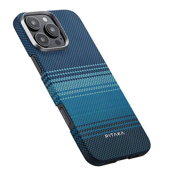 Pitaka Tactile Woven Ultra Slim Case For iPhone 16 Pro Max (KI1601MOM) Moonrise — Mallar, Bakı (4)