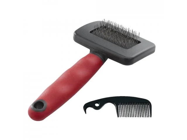 Ferplast Gro 5942 pişiklər və itlər üçün hamar fırça, 15 x 7.3 x 3.3 sm — Bakı