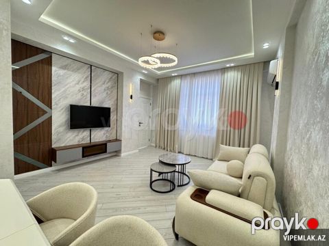 Xətai rayonunda 2 otaqlı Yeni tikili Satılır, 55 m² — Bakı