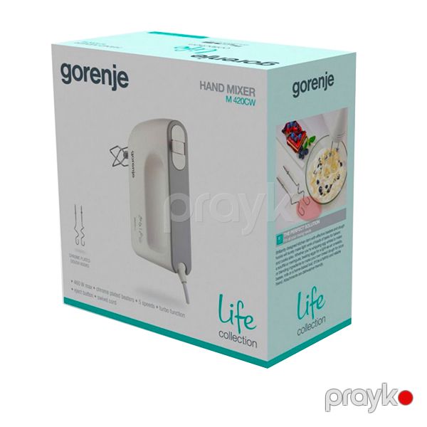 Mikser Gorenje M420CW Ağ — Mallar, Bakı (4)