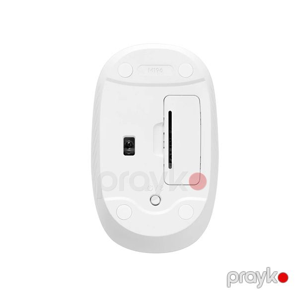Logitech Wireless Mouse M196 Off White 910-007460 White — Mallar, Bakı (2)