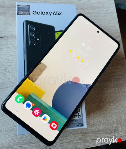 Samsung Galaxy A52, 128 GB, rəng - Qara, Barmaq izi, İki sim kartlı, Face ID — Bakı