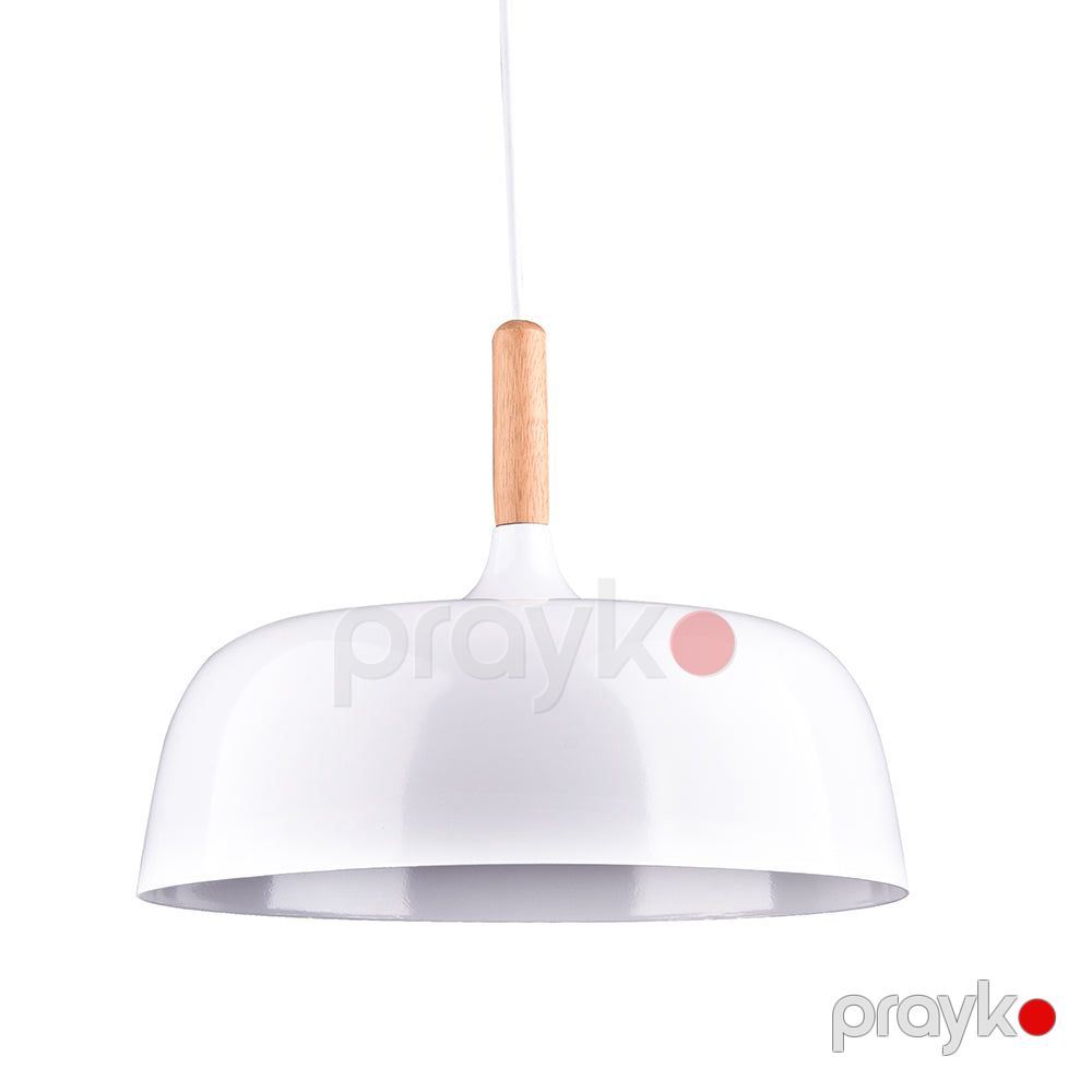 Sparkled asma çilçıraq 1 - li 100-240V E27 HP1026-2 ağ — İşıqlandırma, Bakı (4)