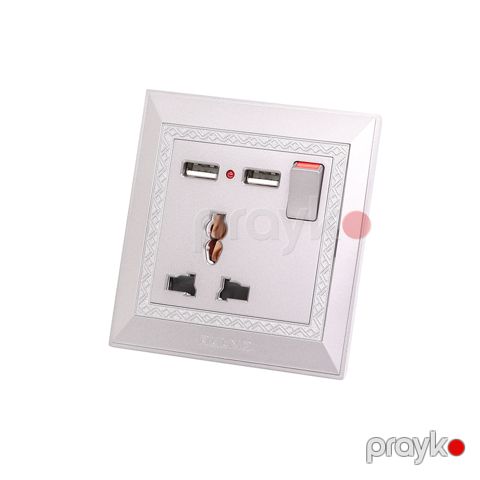 Aulmo nebula ash 2 USB + 1G 1 multi razetka — Bakı