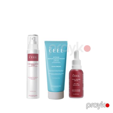 Üzə qulluq dəsti quru dərilər üçün The Ceel (toner + üz üçün krem + zərdab) — Bakı