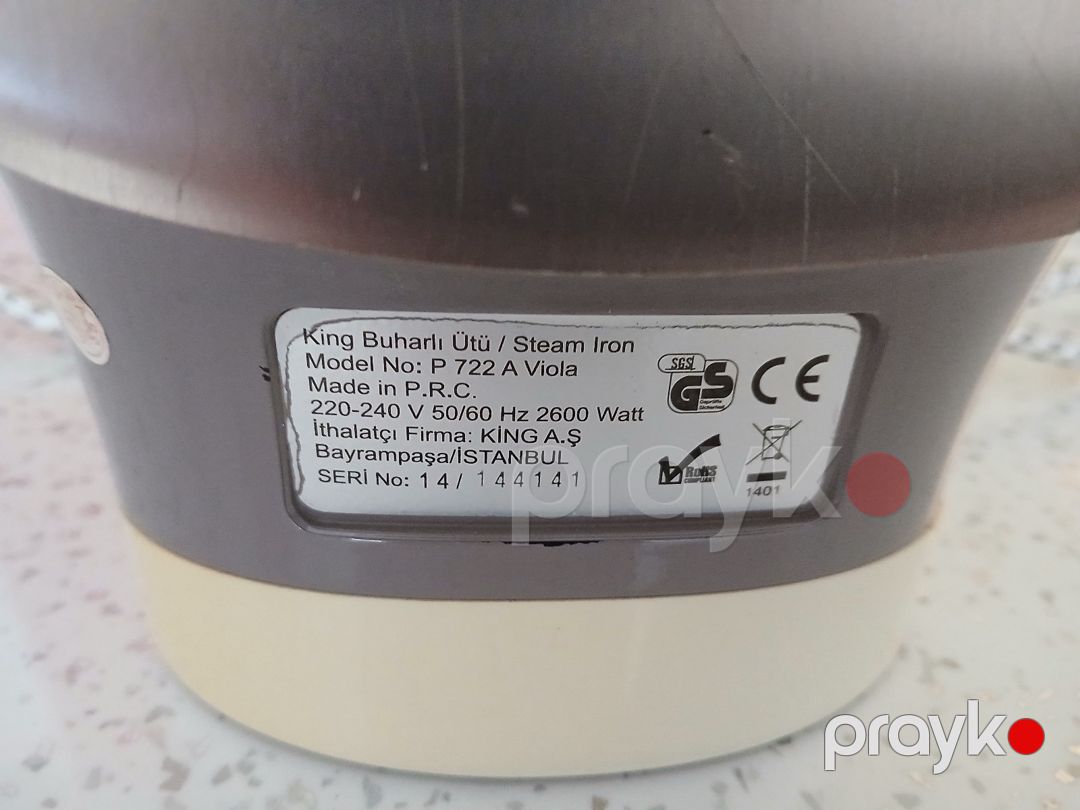 Buxarlı ütü King Viola — Ev texnikası, Bakı (7)