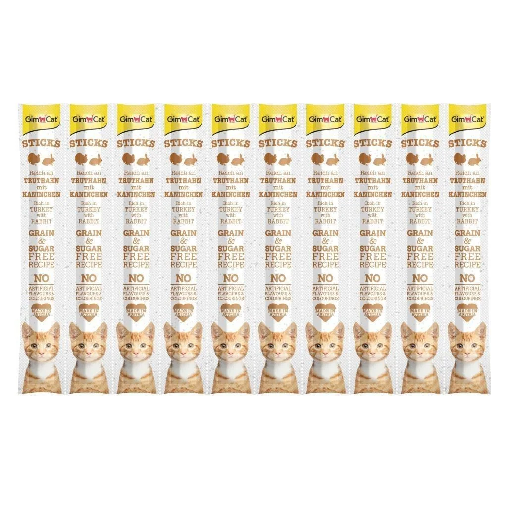 GimCat Çubuqları Dovşan və Hinduşka ilə, 10 çubuq (5 q) — Bakı