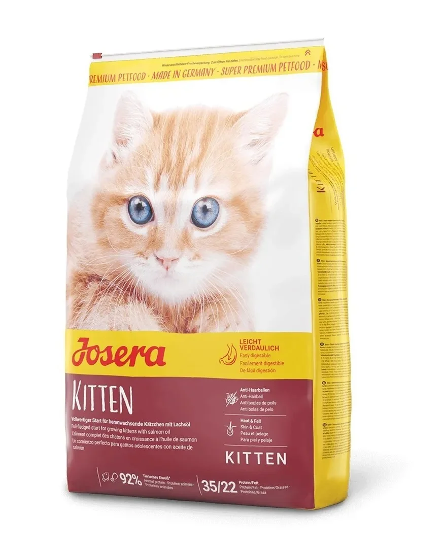 Josera Kitten, pişik balaları, hamilə və süd verən pişiklər üçün quru yem, qızılbalıq, düyü və kartofla (çəki ilə) — Bakı