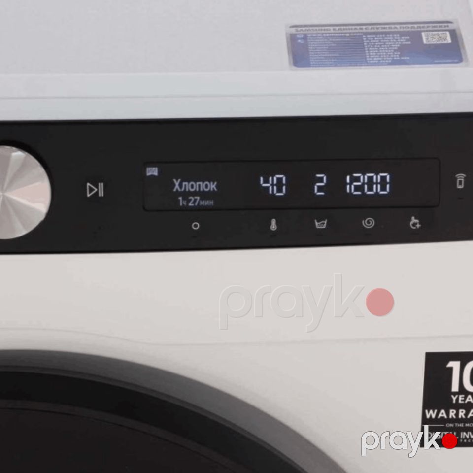 Paltaryuyan Samsung WW80AG6S28AELP Ağ — Mallar, Bakı (5)