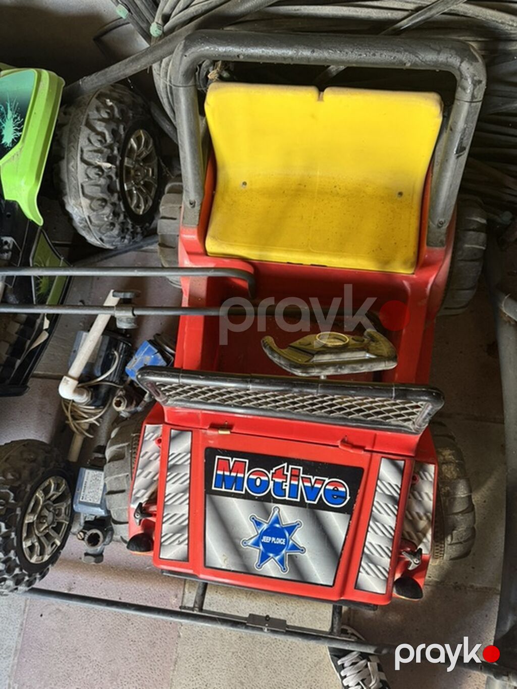 Uşaq elektrikli maşını – “Motive Jeep Police” (Hummer üslubunda) — Uşaq avtomobilləri, Bakı (2)