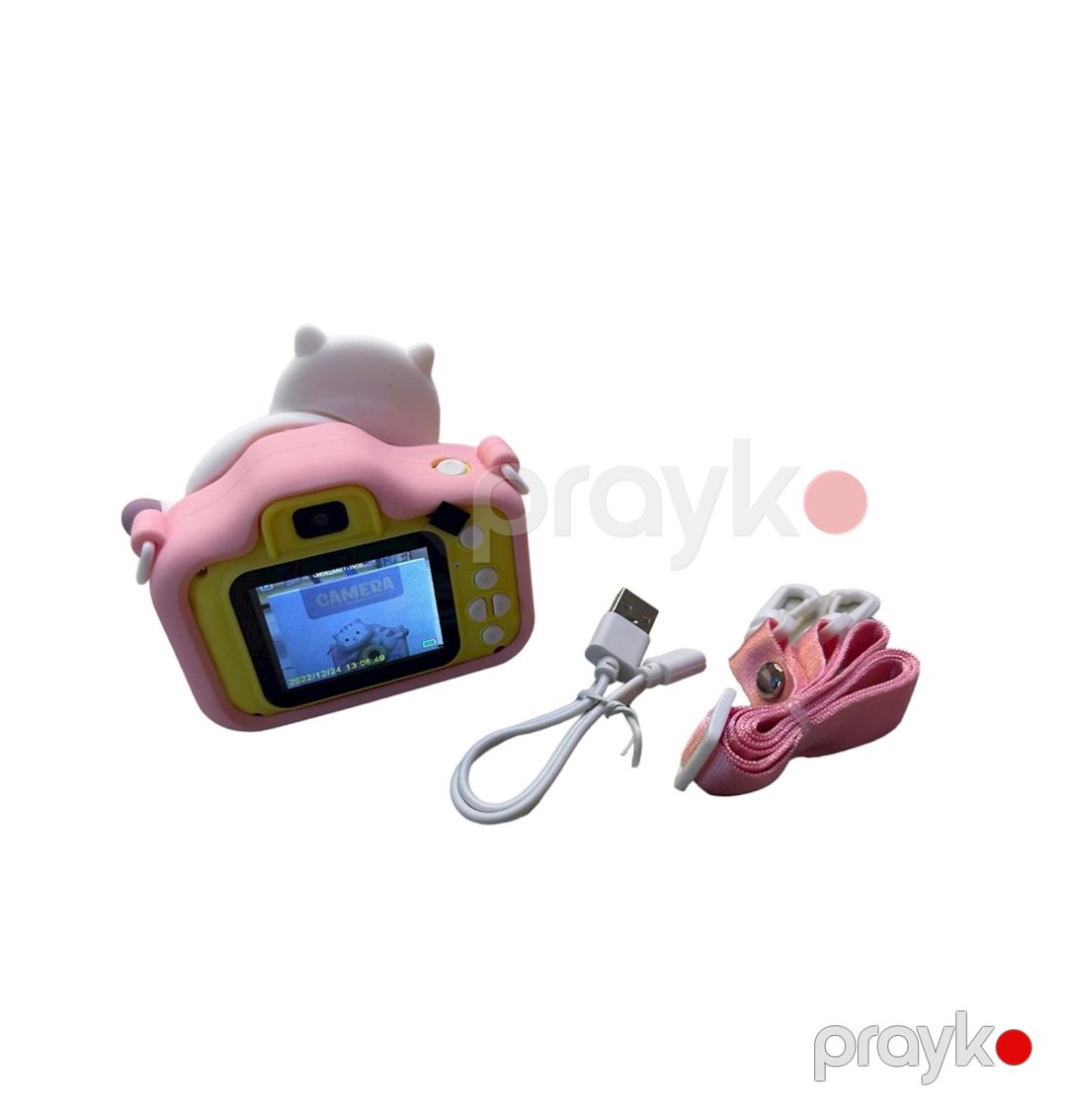Uşaq üçün kamera Cat XL-850, plastik, çəhrayı, 6x12x13 sm — Mallar, Bakı (2)