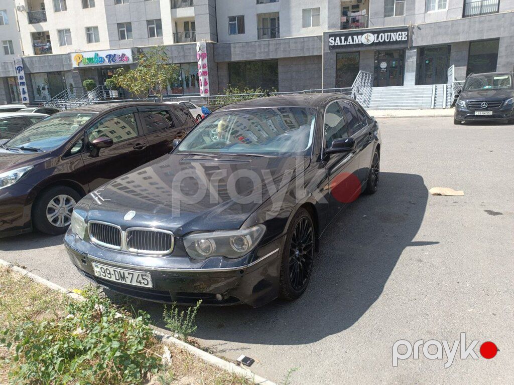BMW 745, 4.4 L, 2001 il, 300 000 km — Avtomobillər, Bakı (4)