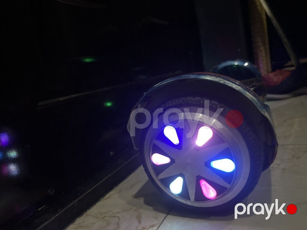 Hoverboard / Giroskuter - Korpus: kosmos temalı mavi dizayn - Təkər — Hiroskopler, Bakı (3)