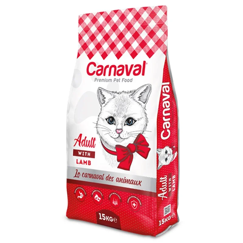 Carnaval Premium Adult Cat With Lamb, yetkin pişiklər üçün premium quru yem, quzu ilə (çəki ilə) — Bakı