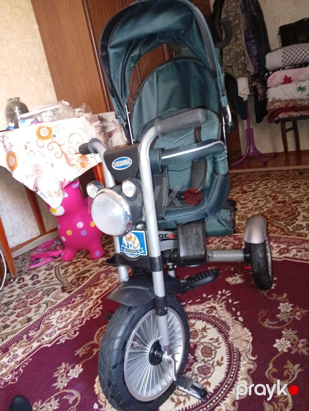 Uşaq üçtəkərli velosipedi – Hxnıu brendi - 3 təkərli konstruktor: iri — Uşaq velosipedləri, Güzdək (6)