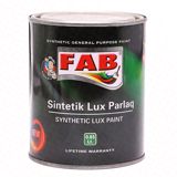 Fab lüks parlaq boya ağ 0,85 l — Omid.az — Təmir və tikinti