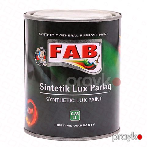 Fab lüks parlaq boya ağ 0,85 l — Bakı