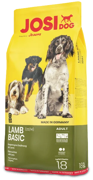 Josera JosiDog Lamb Basic, bütün cinslərdən olan yetkin itlər üçün premium balanslaşdırılmış yem, quzu əti ilə (çəki ilə) — Bakı