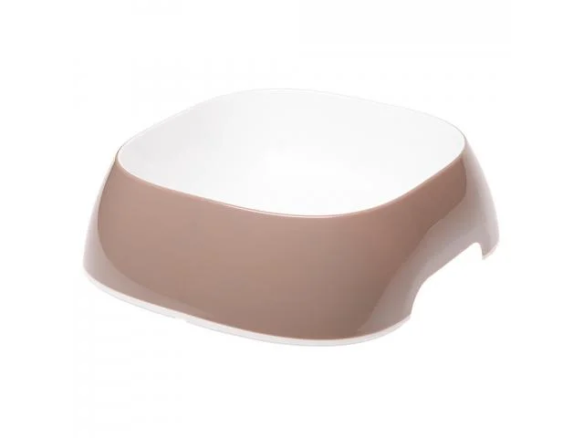 Ferplast Glam L Dove Gray Plastik Köpək Qabı, 23.5 x 22.5 x 7 sm, 1.2 L — Bakı