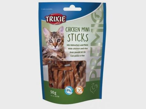 Trixie, pişiklər üçün mükafat yeməyi, quş əti və düyü ilə, 50 q — Cats