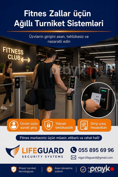 MaxıSoft turniketleri 055 895 69 96 — Bakı