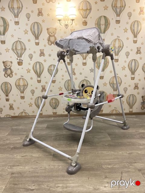 Uşaq yelləncəyi No brand 2+ yaş Boz Metal Plastik — Bakı
