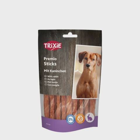 Trixie Premio Rabbit Sticks, itlər üçün mükafat yeməyi, dovşan əti ilə, 100 q — Pet supplies