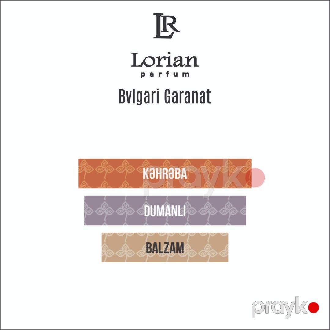 Garanat qadınlar və kişilər üçün parfüm suyu 20 ml - Lorian-218-20 — Mallar, Bakı (2)