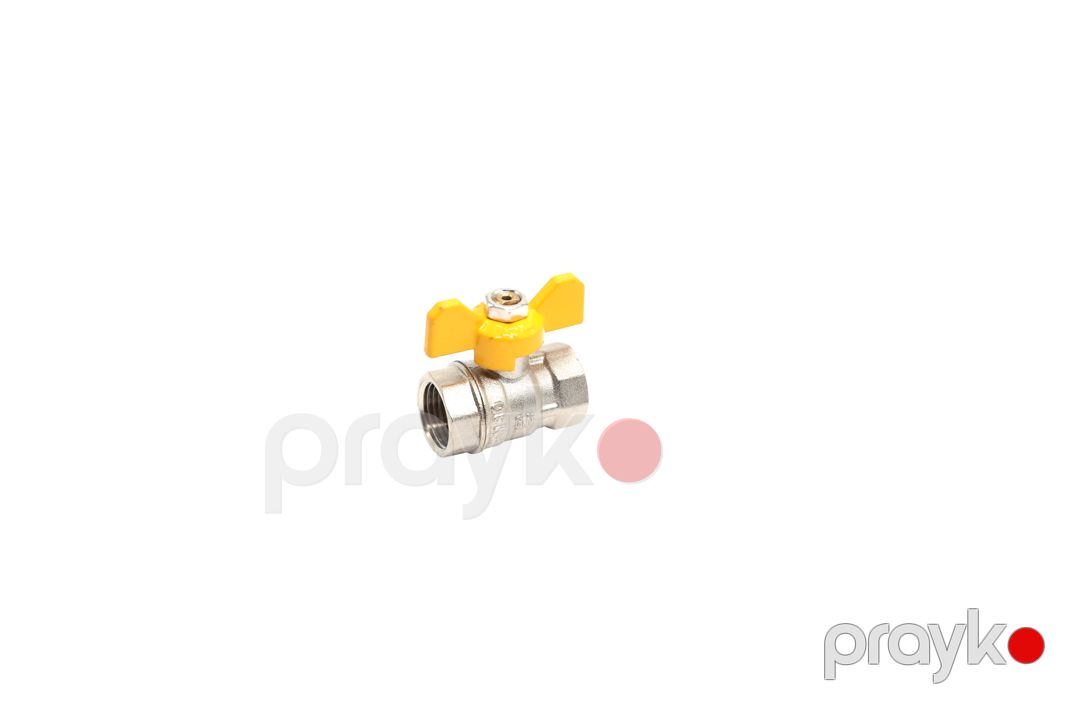 Gülben vintil kəpənək sarı F1/2*F1/2 GN34002 — Santexnika, Bakı (2)