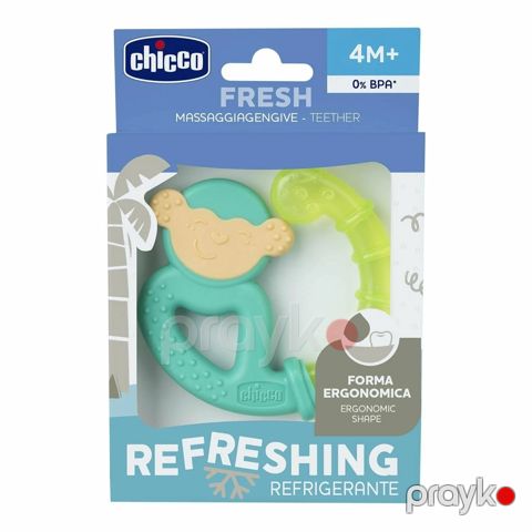 Diş çıxaran Chicco Fresh Teether Orange 4+ ay — Bakı