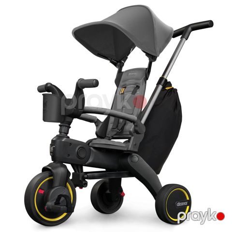 Uşaq üçtəkərli velosipedi Doona S3 Liki Trike qara/boz — Bakı
