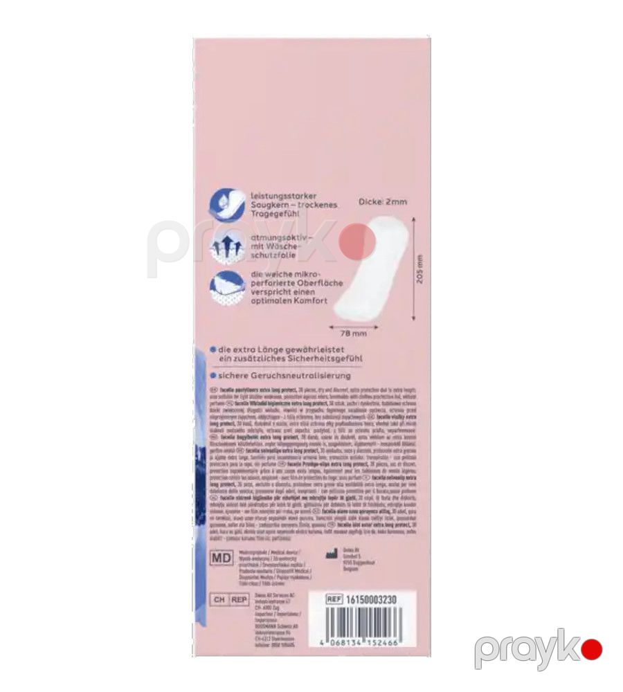 Gündəlik gigiyenik bezlər Facelle Slip Einlagen Extra Long Protect 30 əd — Mallar, Bakı (3)