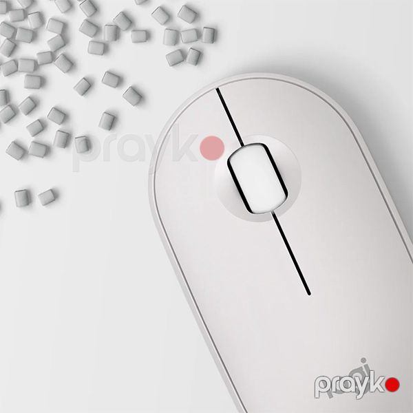 Logıtech Pebble Mouse 2 M350s - tonal graphıte - bt - EMEA-808 - dongleless White — Mallar, Bakı (4)