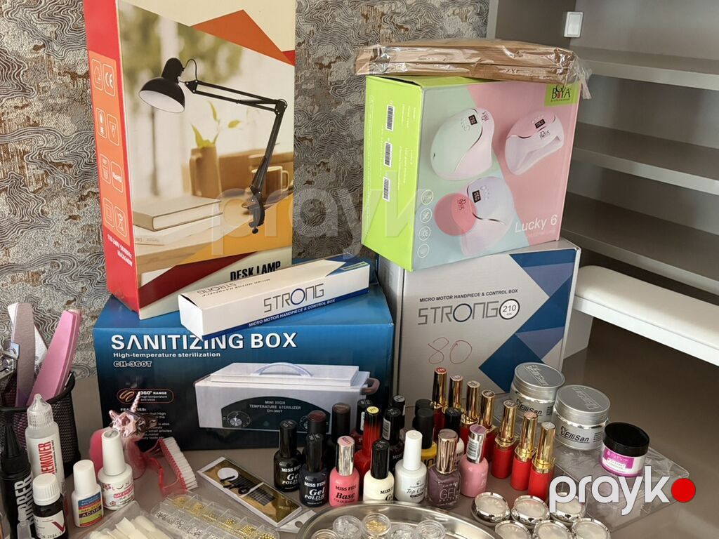 Manikür/pedikür üçün tam avadanlıq və mebel dəsti Dəstəyə daxildir — Dırnaq və ayak qayğısı, Salyan (6)