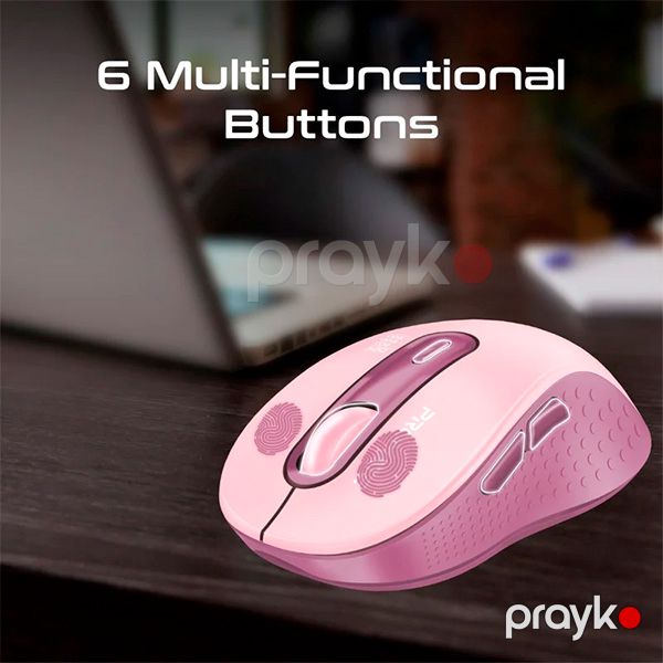 Promate Wireless Mouse Ken.pınk Pink — Mallar, Bakı (5)