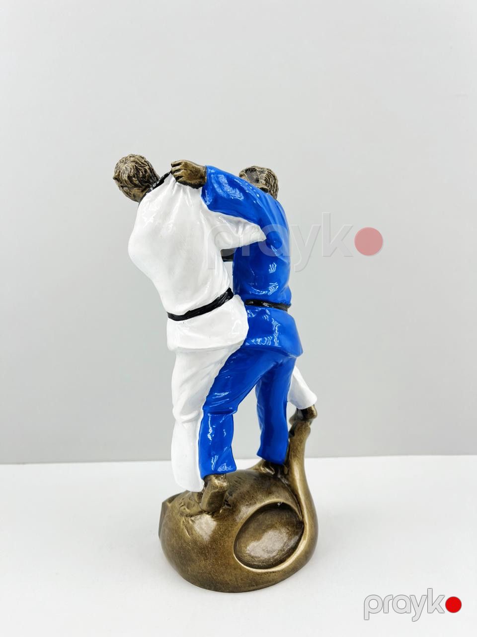 Dekorativ fiqur Cüdo, ağ/göy, metal — Mallar, Bakı (2)