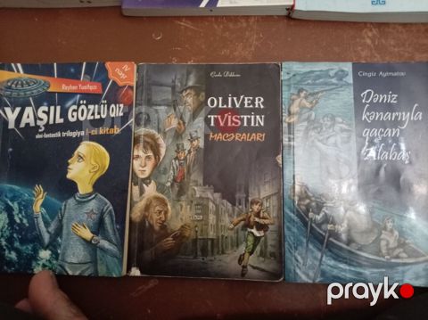Satılır: 3 ədəd bədii kitab toplusu (azərbaycanca) - Yaşıl Gözlü Qız — Xırdalan